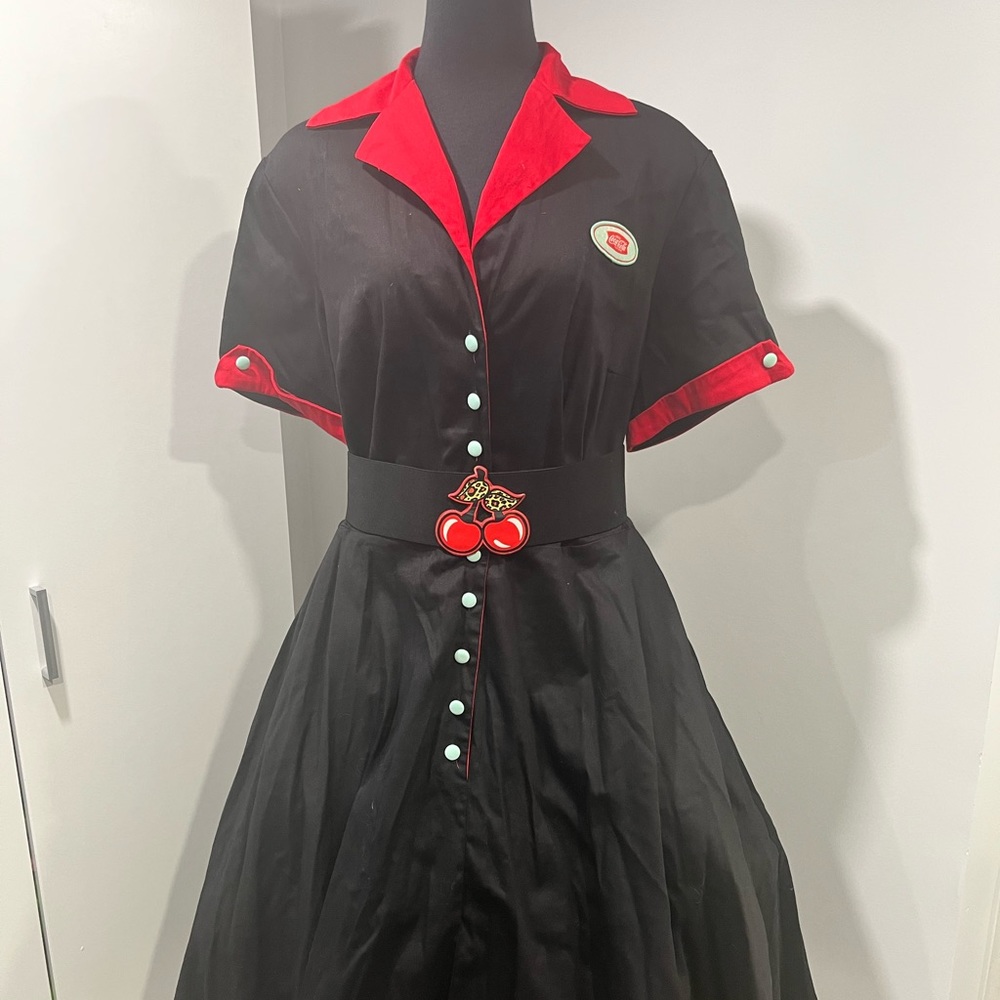 Unique Vintage Coca Cola swing dress